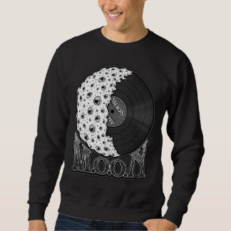 MOON white DarkStroke Sweatshirt