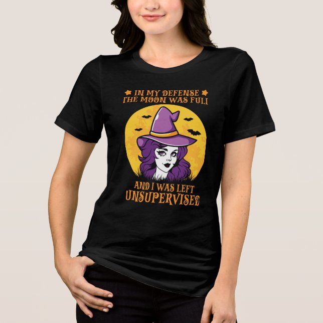 Moon Witch Tri-Blend Shirt (Front)