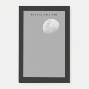 Moon with Black Sky   Zambia, South Luangwa Post-it Notes