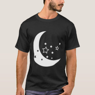 Moon With Stars Moon And Star T-Shirt