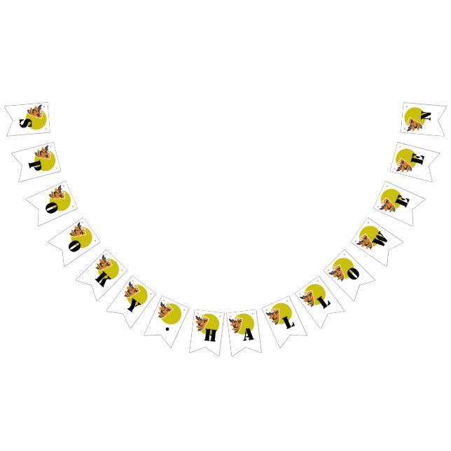 Moon Wolf, Halloween Bunting (All)