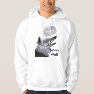 Moon Wolf Helping Homeless People Hoodie