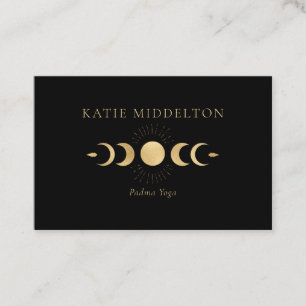 Moon Yoga Reiki Wellness Business Card