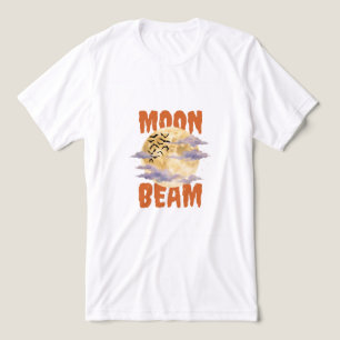 Moonbeam T-Shirt Celestial Moonlight Design Tri-Blend Shirt