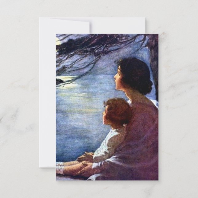 “Moonbeams” by Jessie Willcox Smith Thank You Card (Front)