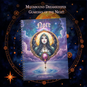 Moonbound Dreamkeeper – Guardian of the Night.   Notebook