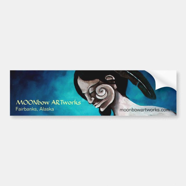 MOONbow ARTworks Bumper Sticker (Front)
