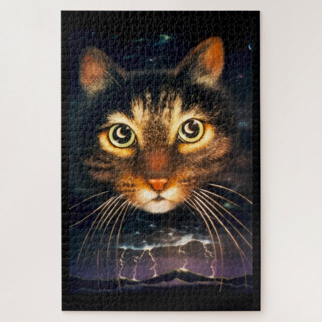 MoonCat Jigsaw Puzzle (Vertical)