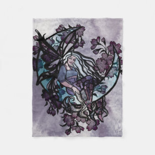 MoonChild Fairy Fairies Moon Child goddess moon    Fleece Blanket