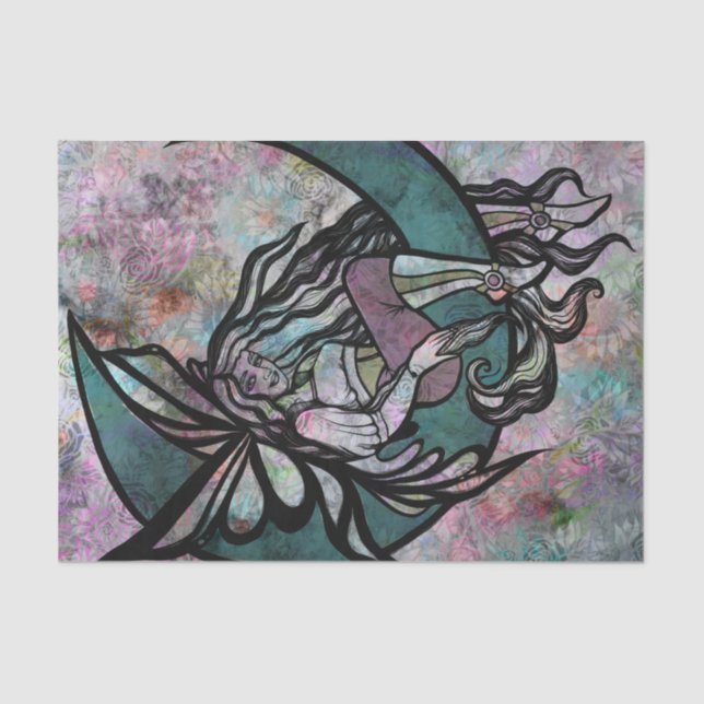 MoonChild Fairy Fairies Moon Child goddess moon    Tissue Paper (Front)