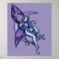MoonChild Fairy Moon Child Faerie Art Fae         