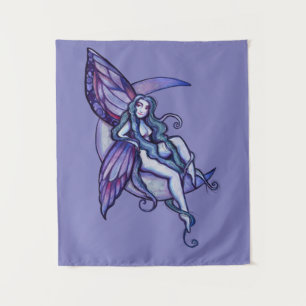 MoonChild Fairy Moon Child Faerie Art Fae          Tapestry