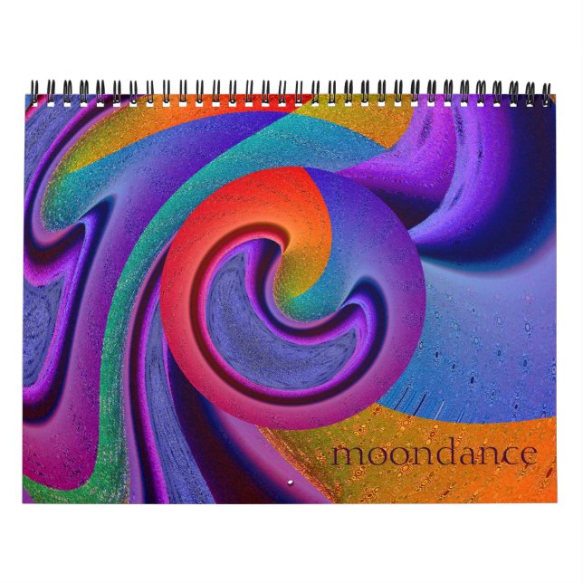 Moondance Cool Abstract Art Calendar (Cover)