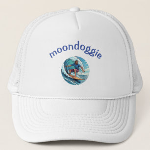 Moondoggie Surfer Graphic Trucker Hat