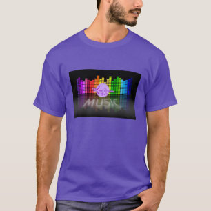 MoonDreams Music Equalizer Mens Purple T-Shirt
