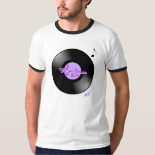 MoonDreams Music Record Mens Ringer T-Shirt
