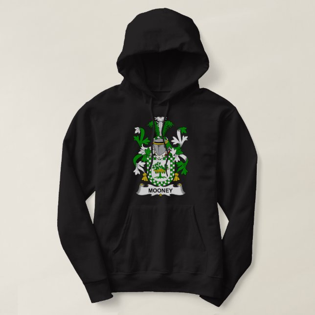 Mooney Coat of Arms  Family Crest  Hoodie (Design Front)