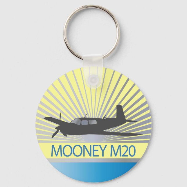 Mooney M20 Aviation Key Ring (Front)