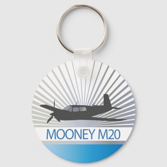 Mooney M20 Aviation Key Ring (Front)