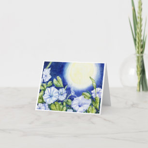 Moonflower Greeting Card