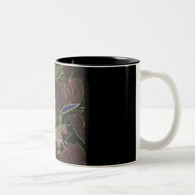 Moonflower Mug Black (Right)
