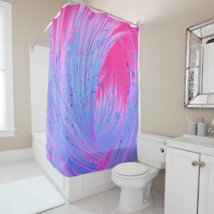 Moonflower shower curtain