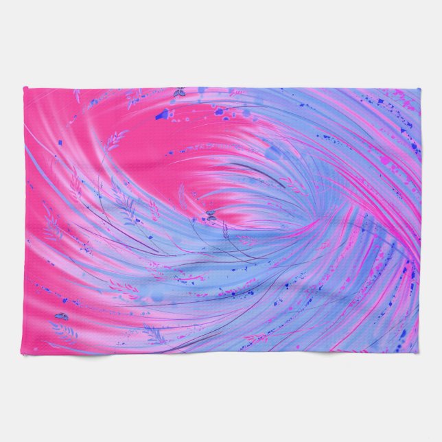Moonflower  tea towel (Horizontal)