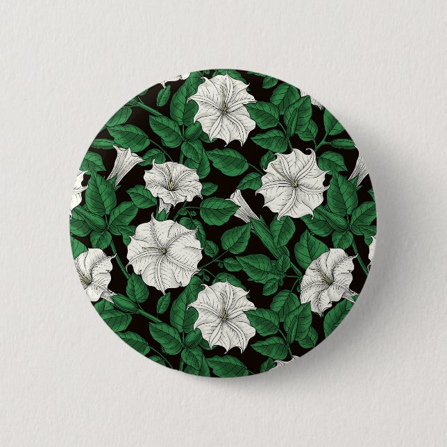 Moonflowers 2 6 cm round badge (Front)