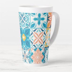 Moonflowers 2 latte mug