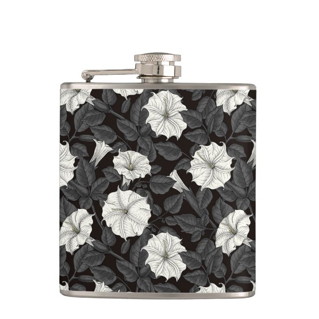 Moonflowers Flask (Front)