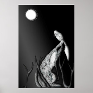 MOONGAZING HARE POSTER