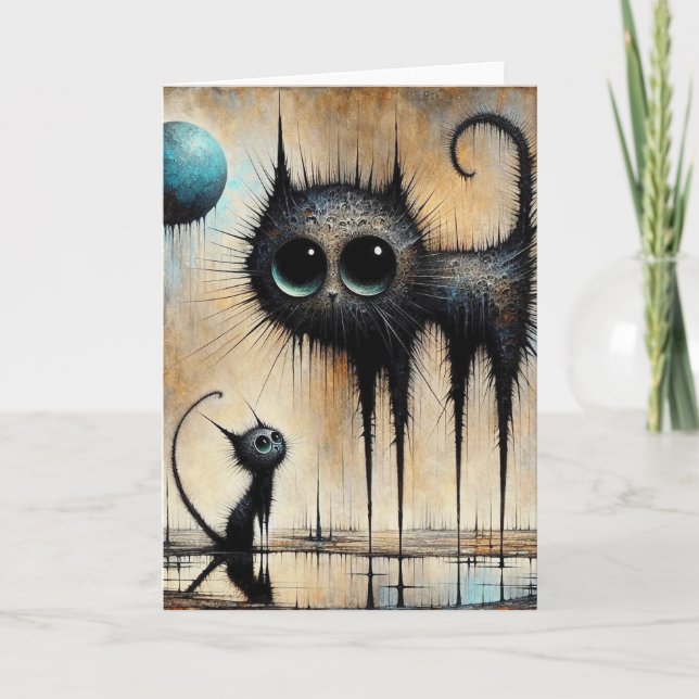 Moonglow Folded Greeting Card (Front)