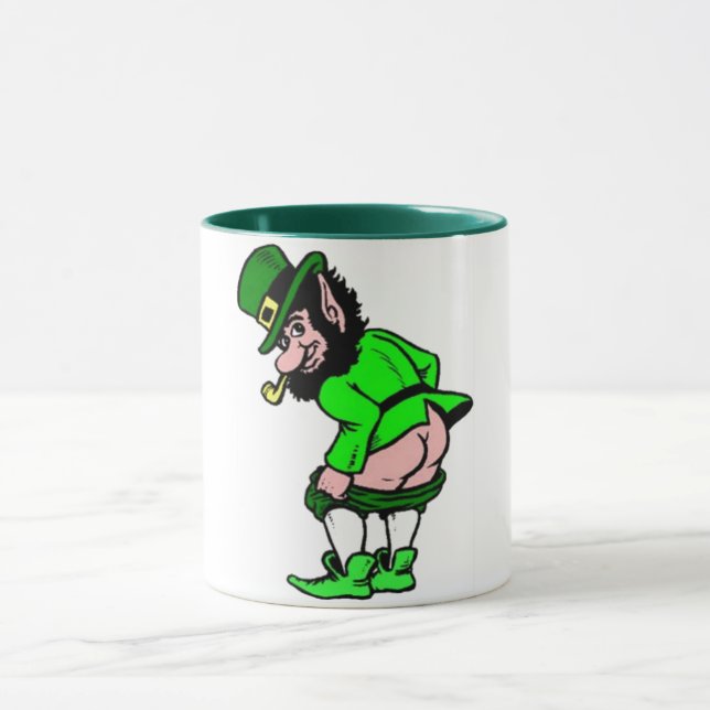 Mooning Leprechaun Mug (Center)