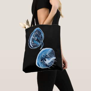 MoonJellyfish watercolor art Tote Bag
