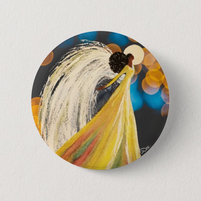 Moonlight Angel Button (Front)