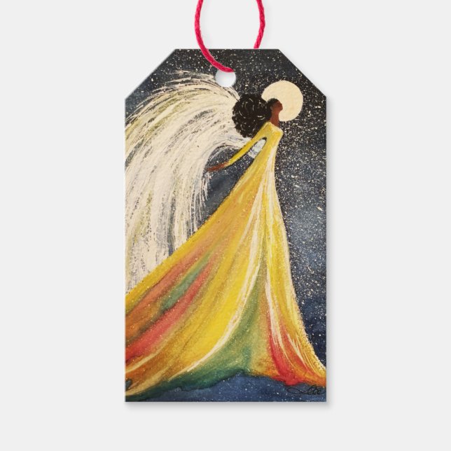 Moonlight Angel Gift Tags (Front)