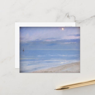 Moonlight at Skagen Beach by  P.S. Krøyer, Art Postcard