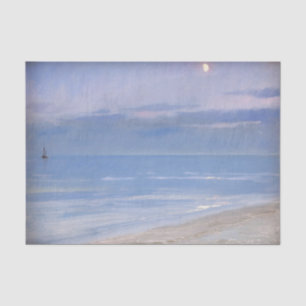 Moonlight at Skagen Beach by  P.S. Krøyer, Art Tissue Paper