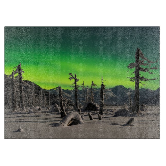 Moonlight Aurora Cutting Board (Front)