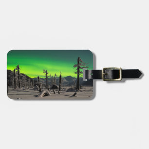 Moonlight Aurora Luggage Tag