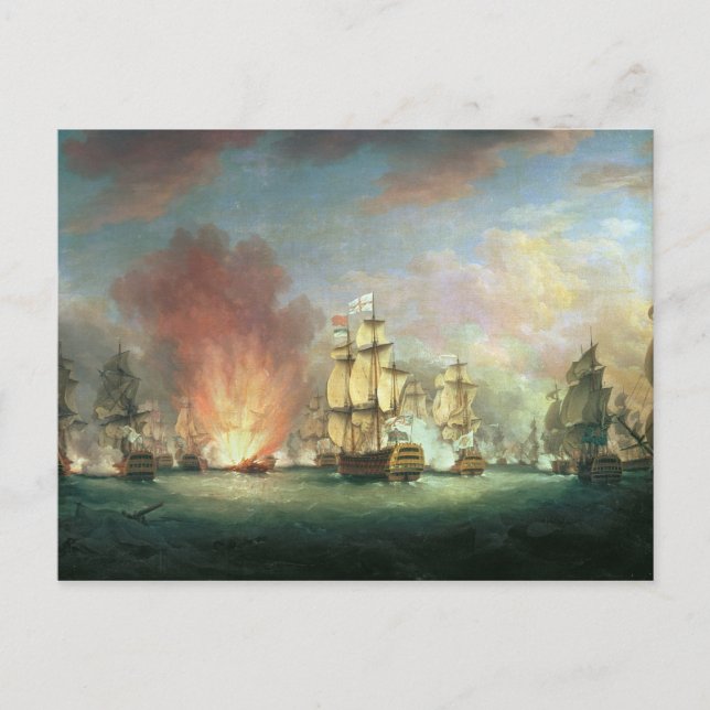 Moonlight Battle: The Battle off Cape St Postcard (Front)