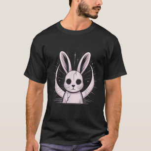 Moonlight Bunny Nge Alt Rabbit Horror Witch Moon C T-Shirt