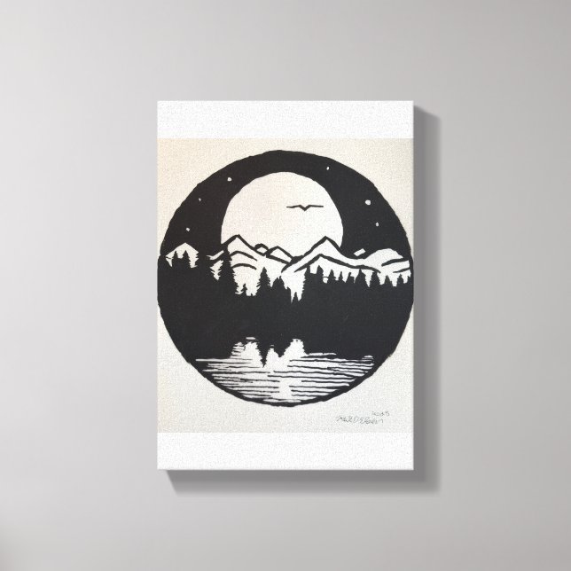 Moonlight Canvas Print (Front)