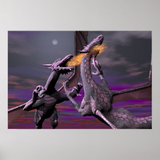 Moonlight Combat Poster