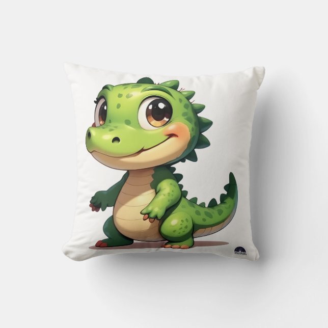‘Moonlight Croc’ pillow (Front)