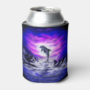 Moonlight Dolphin Can Cooler