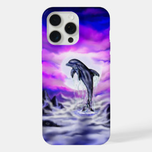 Moonlight Dolphin iPhone 15 Pro Max Case