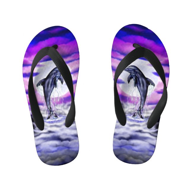 Moonlight Dolphin Kid's Jandals (Footbed)