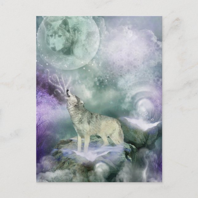 Moonlight Expression Postcard (Front)