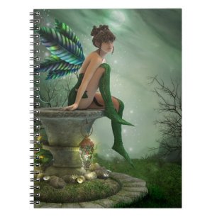Moonlight Fairy Spiral Notebook